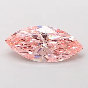 1.54ct MARQUISE Fancy Vivid Pink VS1 Coloured Lab diamond