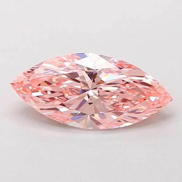 1.54ct MARQUISE Fancy Vivid Pink VS1 Coloured Lab diamond