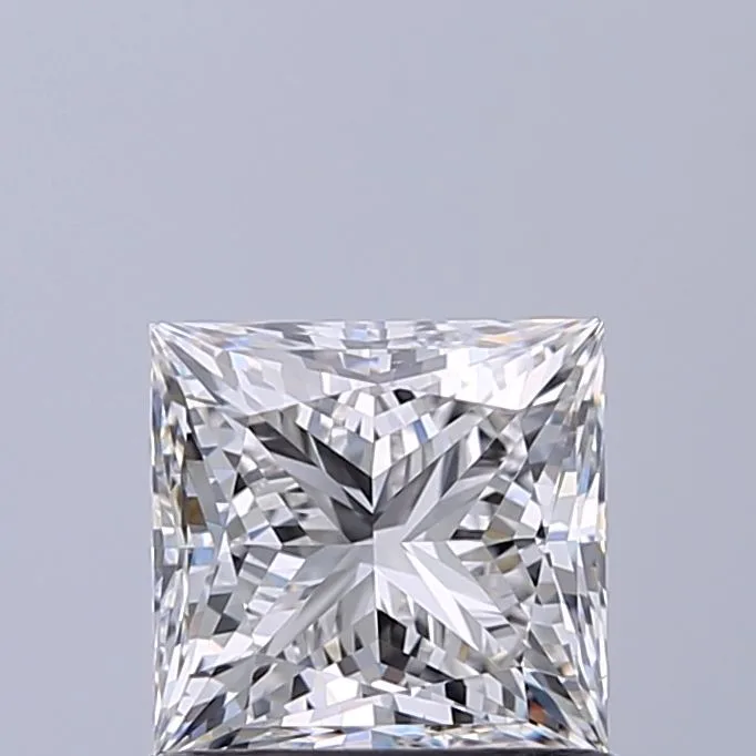 0.90ct PRINCESS E IF Natural diamond