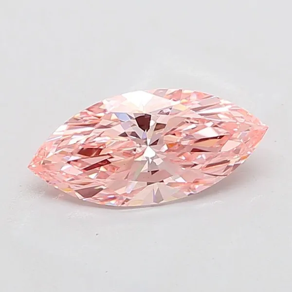 2.01ct MARQUISE Fancy Vivid Pink VS1 Coloured Lab diamond