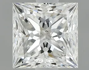 1.12ct PRINCESS G SI1 Natural diamond