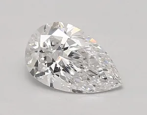 0.89ct PEAR D VVS2 Lab diamond