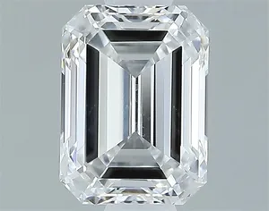 0.56ct EMERALD E VS2 Natural diamond