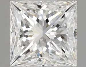 0.5ct PRINCESS E VVS2 Natural diamond