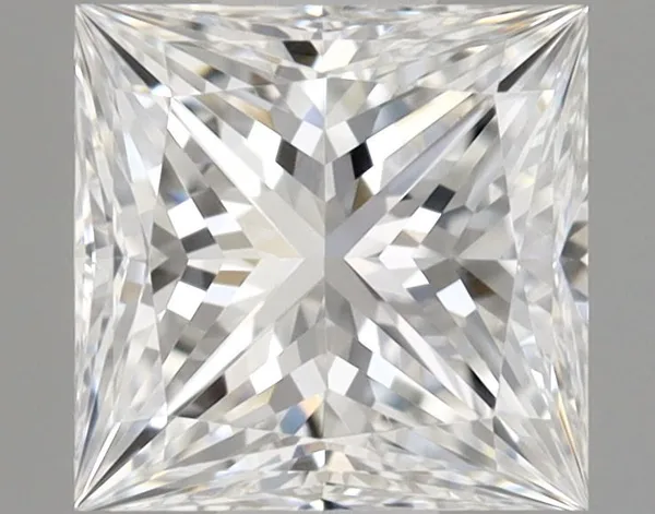 0.5ct PRINCESS E VVS2 Natural diamond