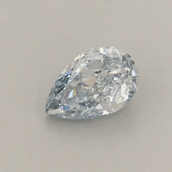0.43ct PEAR Fancy Blue VS1 Coloured Lab diamond