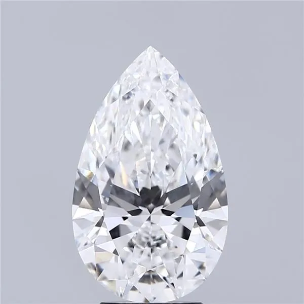 0.58ct PEAR D VVS2 Lab diamond