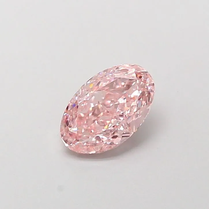 1.19ct OVAL Fancy Intense Pink VS1 Coloured Lab diamond