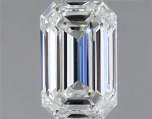 0.41ct EMERALD H VVS1 Natural diamond