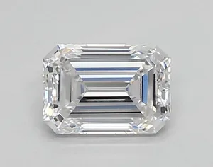 0.69ct EMERALD D VVS1 Lab diamond