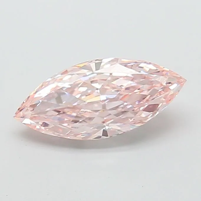 1.91ct MARQUISE Fancy Pink VVS2 Coloured Lab diamond