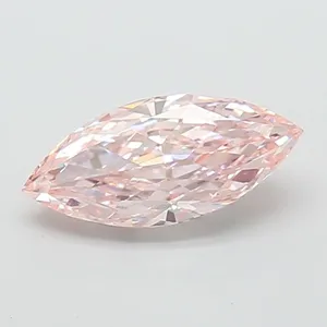 1.91ct MARQUISE Fancy Pink VVS2 Coloured Lab diamond