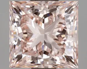 2.53ct PRINCESS Fancy Intense Pink VS1 Coloured Lab diamond