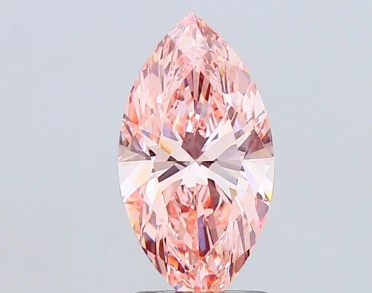 2.01ct MARQUISE Fancy Vivid Pink VVS2 Coloured Lab diamond