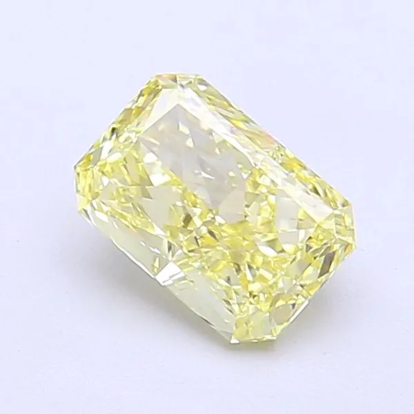 1.04ct RADIANT Fancy Yellow VS2 Coloured Lab diamond