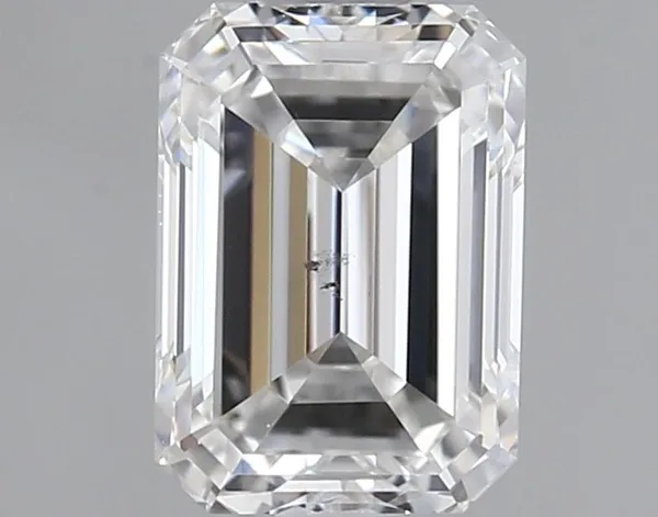 0.7ct EMERALD F SI1 Natural diamond