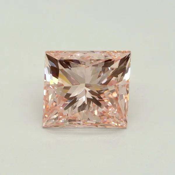 5ct PRINCESS Fancy Intense Pink VVS2 Coloured Lab diamond