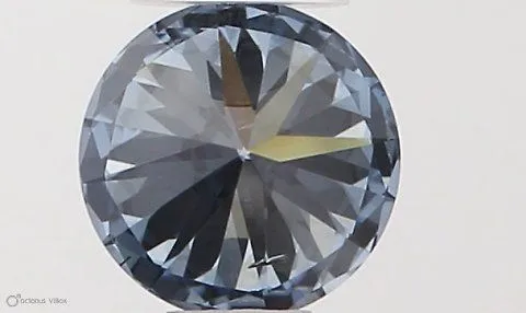 0.34ct ROUND Fancy Intense Blue SI1 Coloured Lab diamond
