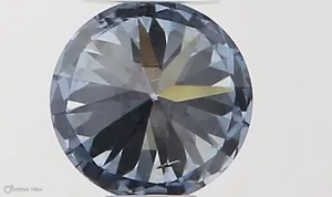 0.34ct ROUND Fancy Intense Blue SI1 Coloured Lab diamond