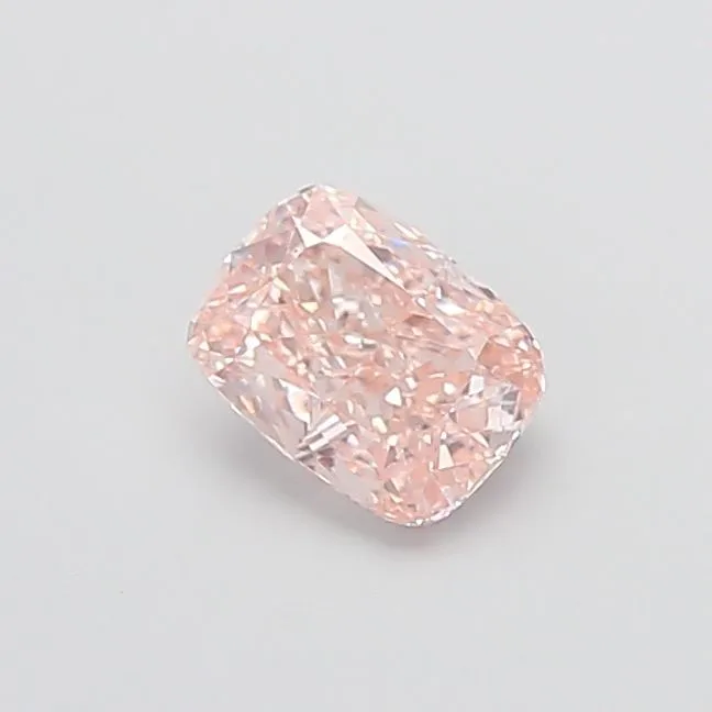 1.07ct CUSHION Fancy Brownish Pink VS1 Coloured Lab diamond