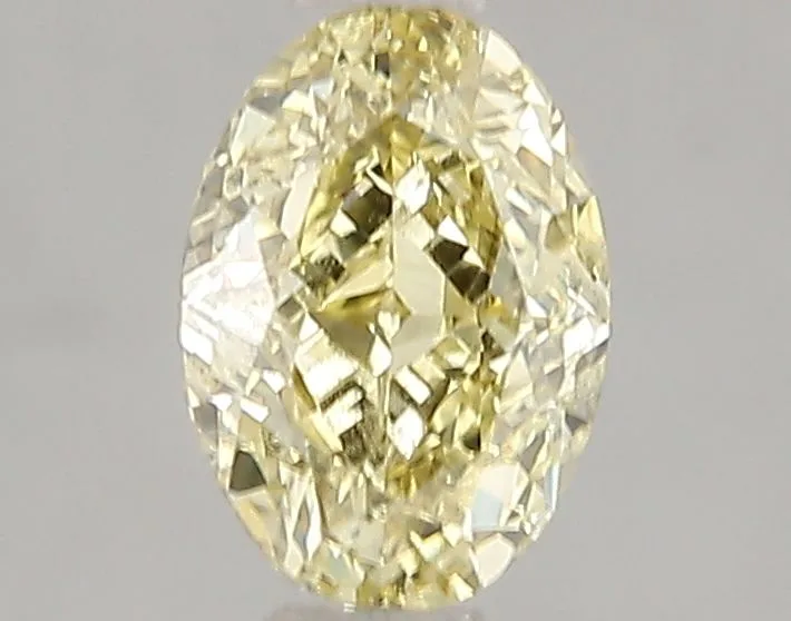 1.06ct OVAL Fancy Intense Yellow VS1 Coloured Lab diamond