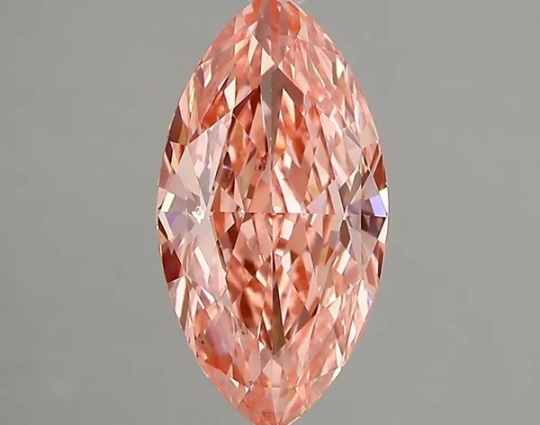 2.08ct MARQUISE Fancy Vivid Pink VVS2 Coloured Lab diamond