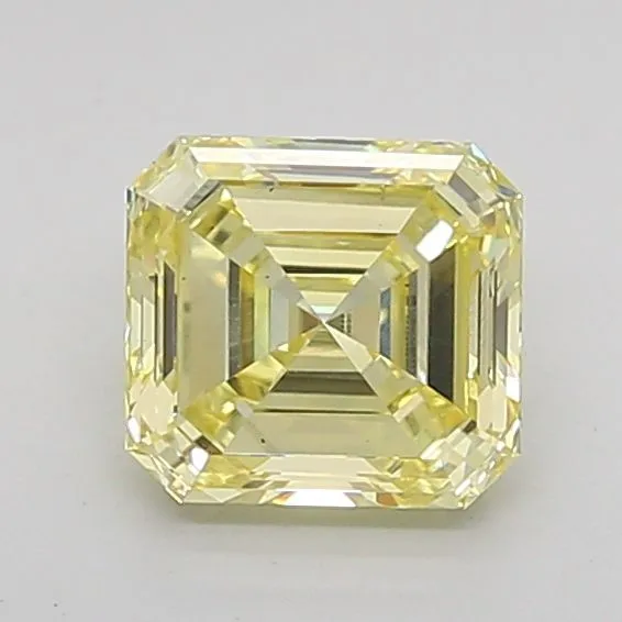 1.05ct EMERALD Fancy Yellow VS2 Coloured Lab diamond