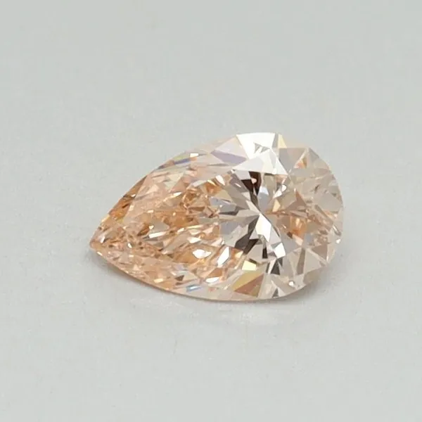0.31ct PEAR Fancy Intense Pink VS1 Coloured Lab diamond
