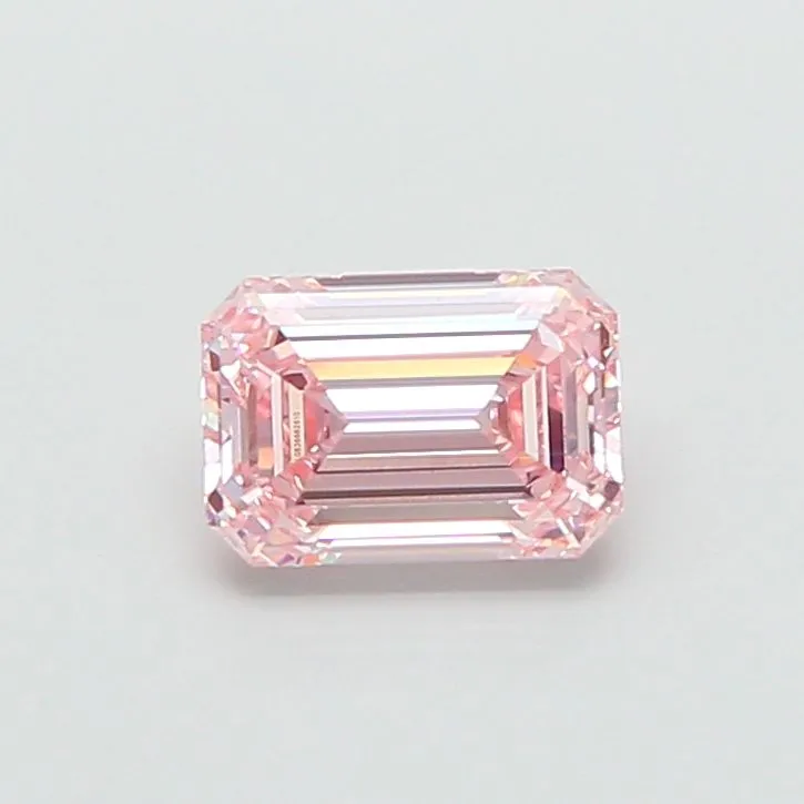 1.82ct EMERALD Fancy Intense Pink VVS2 Coloured Lab diamond