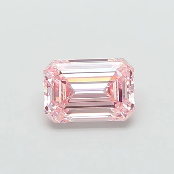 1.82ct EMERALD Fancy Intense Pink VVS2 Coloured Lab diamond