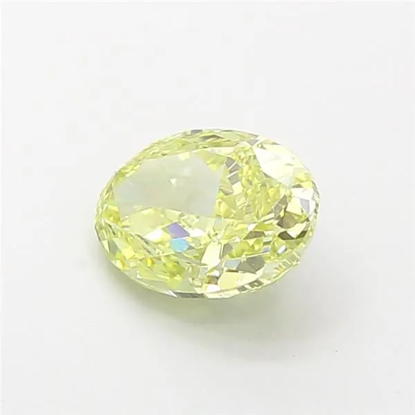 1.19ct OVAL Fancy Intense Yellow VS1 Coloured Lab diamond
