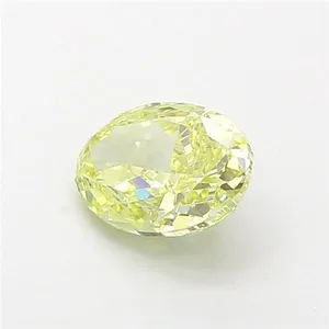1.19ct OVAL Fancy Intense Yellow VS1 Coloured Lab diamond