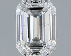 0.7ct EMERALD F SI1 Natural diamond
