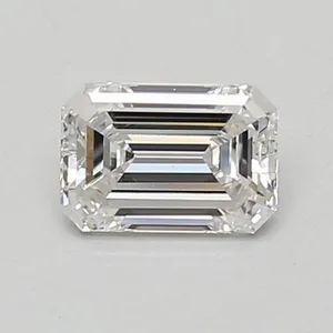 0.74ct EMERALD D VS2 Lab diamond