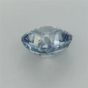 1.21ct CUSHION Fancy Vivid Blue VS1 Coloured Lab diamond