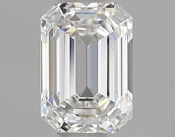 0.71ct EMERALD F VS2 Lab diamond