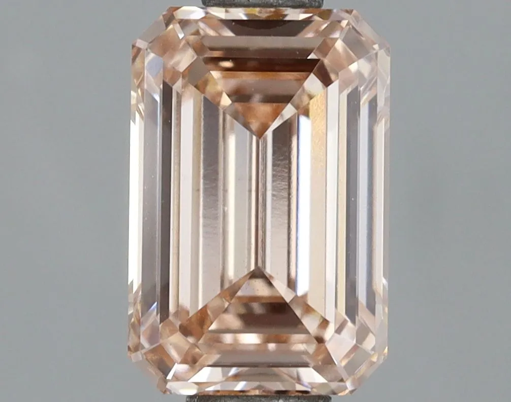 1.50ct EMERALD Fancy Pink VS1 Coloured Lab diamond