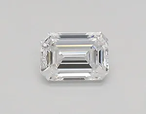 0.39ct EMERALD D VVS1 Lab diamond