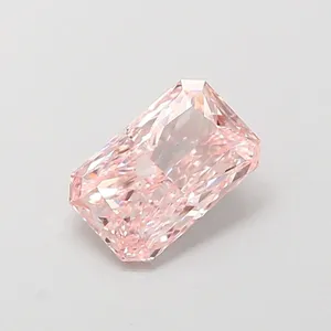 1.02ct RADIANT Fancy Intense Pink VS2 Coloured Lab diamond