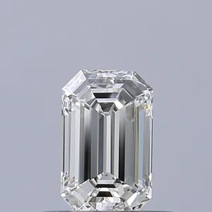 0.37ct EMERALD F IF Natural diamond