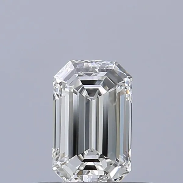 0.37ct EMERALD F IF Natural diamond