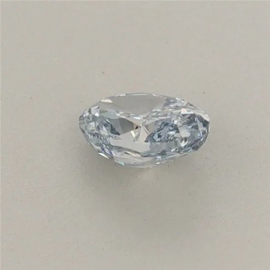 0.39ct OVAL Fancy Intense Blue VVS2 Coloured Lab diamond