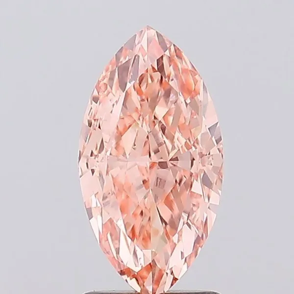 2.04ct MARQUISE Fancy Vivid Pink VVS2 Coloured Lab diamond