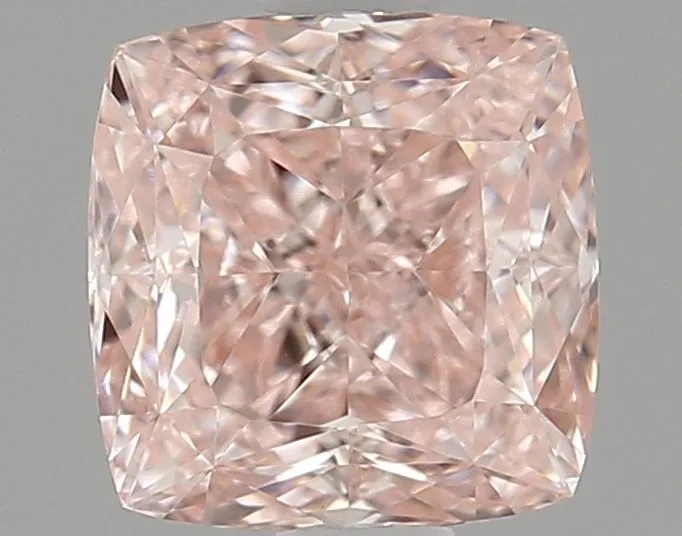 1.06ct CUSHION Fancy Vivid Pink VVS2 Coloured Lab diamond
