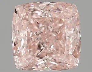 1.06ct CUSHION Fancy Vivid Pink VVS2 Coloured Lab diamond