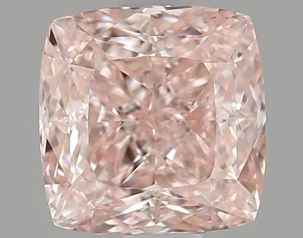 1.06ct CUSHION Fancy Vivid Pink VVS2 Coloured Lab diamond