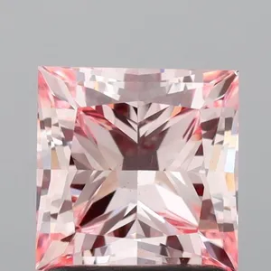 1.51ct PRINCESS Fancy Intense Pink VS1 Coloured Lab diamond