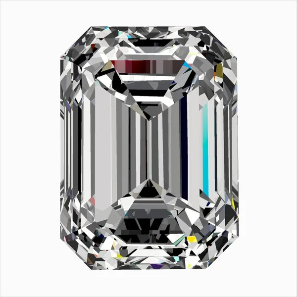 0.4ct EMERALD D VS2 Natural diamond
