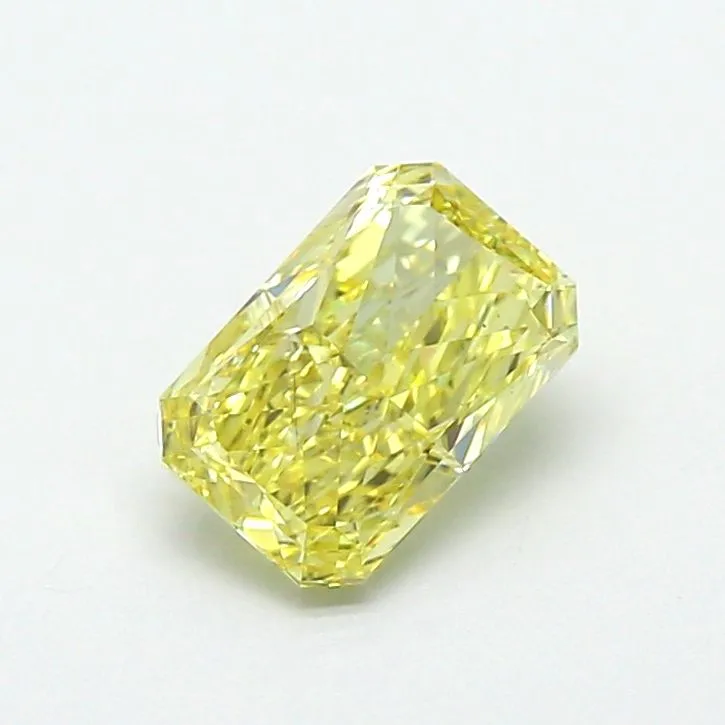 1.01ct RADIANT Fancy Yellow VS1 Coloured Lab diamond