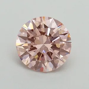 0.7ct ROUND Fancy Intense Pink VS2 Coloured Lab diamond